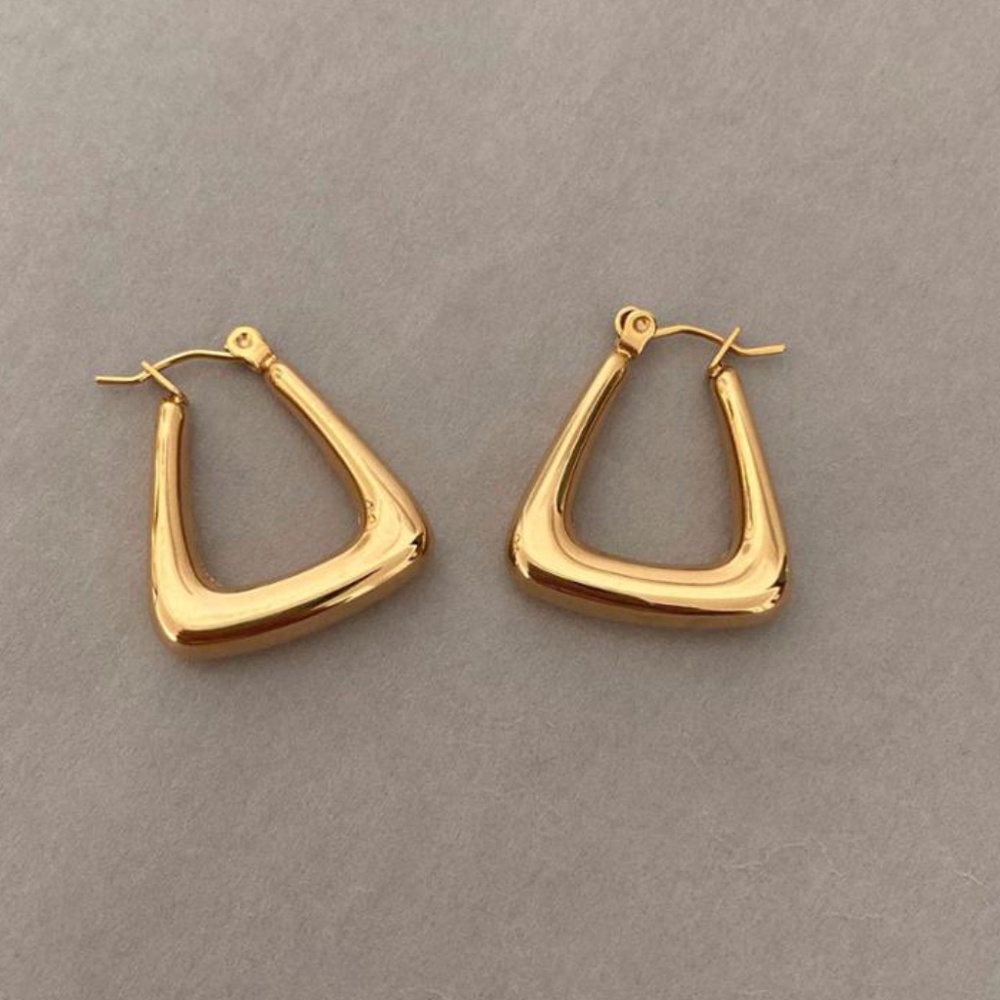 Gold Plated Vienna Statement Earrings